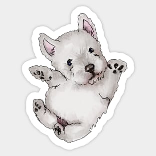 Puppy Westie Extra Cute Sticker